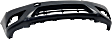 Front Primed Bumper Cover, Sedan, With Chrome Insert, CAPA Certified