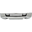 Front Bumper, Chrome, Without Mounting Brackets, SV Model