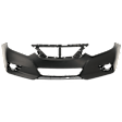 Front Primed Bumper Cover, Without Parking Aid Sensor Holes