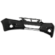 Front Primed Bumper Cover, Without Parking Aid Sensor Holes
