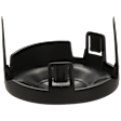 Front, Passenger Side Fog Light Cover, Black