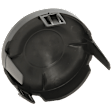 Front, Passenger Side Fog Light Cover, Black