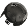 Front, Passenger Side Fog Light Cover, Black