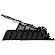 Front, Driver Side Bumper Bracket, Cover Frame
