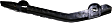 Front, Driver Side, Upper Bumper Bracket, Outer Bracket
