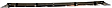 Front, Driver or Passenger Side Bumper Trim, Chrome