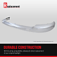 Front, Driver or Passenger Side Bumper Trim, Chrome
