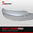Front, Driver or Passenger Side Bumper Trim, Chrome