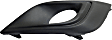 Front, Passenger Side Fog Light Trim, Textured Black, 6 Cyl., 3.5L Engine