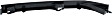 Front, Passenger Side Bumper Trim, Black