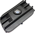 Front, Passenger Side Bumper Trim, Textured Black