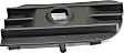 Front, Passenger Side Bumper Trim, Textured Black