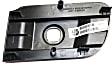 Front, Driver Side Bumper Trim, Textured Black