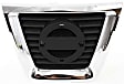 Center Grille, Chrome Shell with Painted Black Insert, 4 Cyl., 2.5L Engine