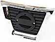 Center Grille, Chrome Shell with Painted Black Insert, 4 Cyl., 2.5L Engine
