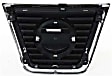 Center Grille, Chrome Shell with Painted Black Insert, 4 Cyl., 2.5L Engine