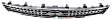 2009 Nissan Maxima SV - Grille, Chrome Shell with Painted Dark Gray Insert