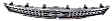 2009 Nissan Maxima SV - Grille, Chrome Shell with Painted Dark Gray Insert