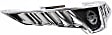 2009 Nissan Murano SL - Grille, Chrome Shell with Painted Black Insert