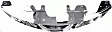 2009 Nissan Murano SL - Grille, Chrome Shell with Painted Black Insert