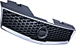 2010 Nissan Sentra Base - Upper Grille Assembly, Chrome Shell with Painted Dark Gray Insert