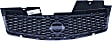 2010 Nissan Sentra Base - Upper Grille Assembly, Chrome Shell with Painted Dark Gray Insert