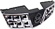 2015 Nissan Rogue Select S - Grille, Chrome Shell with Black Insert, For Models Without Front View Camera