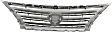 2013-2015 Nissan Sentra - Grille, Chrome Shell with Painted Silver Insert, 4 Cyl., 1.8L Engine