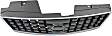 Grille, Chrome Shell with Painted Silver Black Insert, 4 Cyl., 2.0L Engine