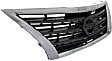 Upper Grille Assembly, Chrome Shell with Painted Dark Silver Black Insert, SR Model, 4 Cyl., 1.8L Engine