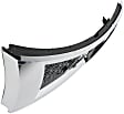 Upper Grille Assembly, Chrome Shell with Black Insert, CAPA Certified