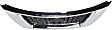 Upper Grille Assembly, Chrome Shell with Black Insert, CAPA Certified