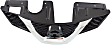 Grille, Painted Black, 4 Cyl., 2.5L Engine