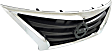 Grille, Chrome Shell with Painted Black Insert, 4 Cyl., 1.6L Engine