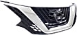 Grille, Chrome Shell with Painted Black Insert, 6 Cyl., 3.5L Engine