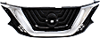 Grille, Chrome Shell with Painted Black Insert, 6 Cyl., 3.5L Engine, CAPA Certified