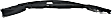 Radiator Support Cover - Plastic, Textured Black