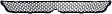 2011 Nissan Rogue S Krom - Lower Grille Insert, Black