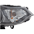 Passenger Side Halogen Headlight, With Bulb
