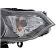 Passenger Side Halogen Headlight, With Bulb, CAPA Certified