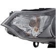 Driver Side Halogen Headlight, With Bulb, CAPA Certified