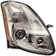 2004-2006 Nissan Maxima - Passenger Side Headlight, with Bulb, Halogen, Clear Lens, 6 Cyl., 3.5L Engine