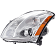 2004-2006 Nissan Maxima - Driver Side Headlight, with Bulb, Halogen, Clear Lens, 6 Cyl., 3.5L Engine