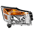 2008-2015 Nissan Armada - Passenger Side Headlight, with Bulb, Halogen, Clear Lens