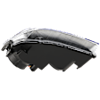Passenger Side Headlight, without Bulb, HID/Xenon, Clear Lens