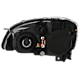 Passenger Side Headlight, without Bulb, HID/Xenon, Clear Lens