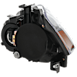 Passenger Side Headlight, without Bulb, HID/Xenon, Clear Lens