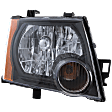 Passenger Side Headlight, with Bulb, Halogen, S/X Models
