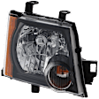 Passenger Side Headlight, with Bulb, Halogen, S/X Models, CAPA Certified