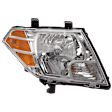 Passenger Side Headlight, with Bulb, Halogen, Clear Lens